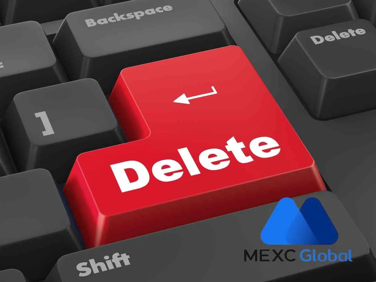 instructions on how to delete MEXC account latest